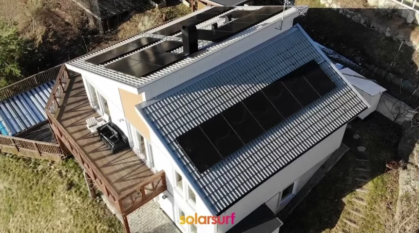 Video Thumbnail: En av Solarsurfs senaste installationer av solcellsanläggning med batteri. Skaffa du en också